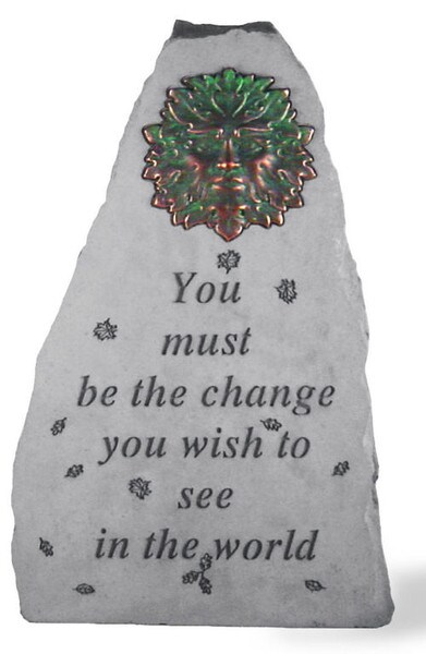 Inspirational Garden Stone with Sun insert